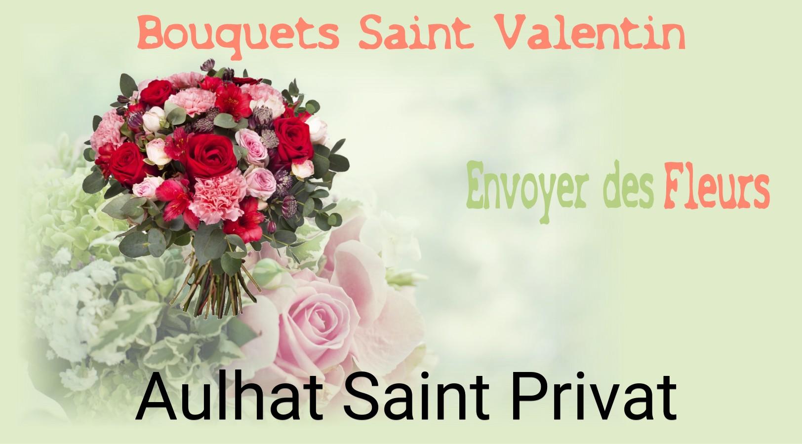 Roses de Saint-Valentin livrées à Aulhat-Saint-Privat